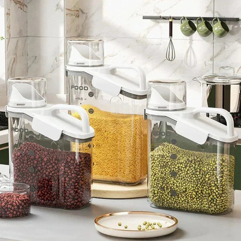SaveFood™ Dispenser de Vidro para Alimentos