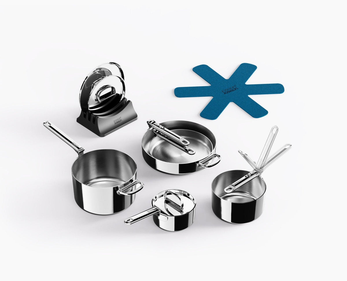 Space Steel ProLine™ – Kit 5 Peças Inox Compacto