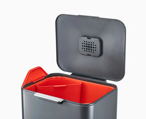 EcoTotem 60L™ – Lixo e Reciclagem Organizados com Estilo