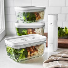 Fresh & Save SmartBox™ bomba de vácuo + 4 caixas L, 5 peças, vidro