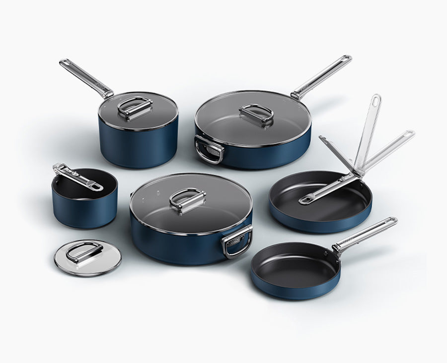 Space Steel Premium Collection™ – Conjunto Completo com Cabos Dobráveis