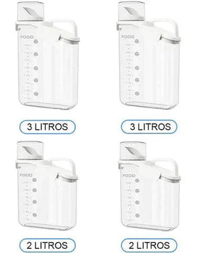 SaveFood™ Dispenser de Vidro para Alimentos